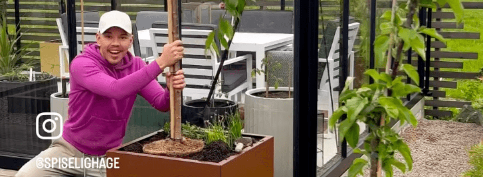 Dennis Asbjørnsen i Spiselig hage anbefaler plantekasser fra norske BEDD. Se mer på vår blogg.