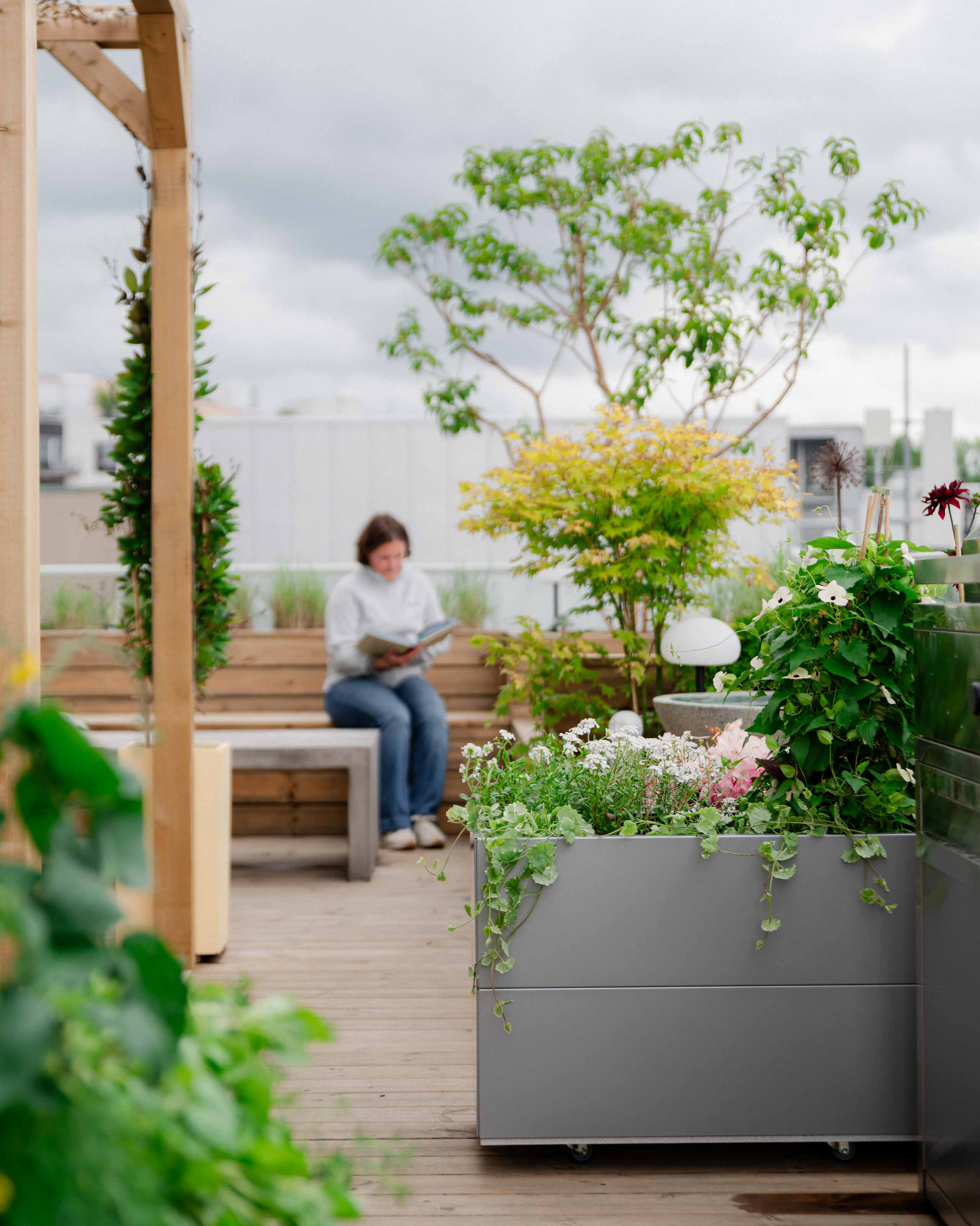 Plantekasse med hjul fra norske BEDD