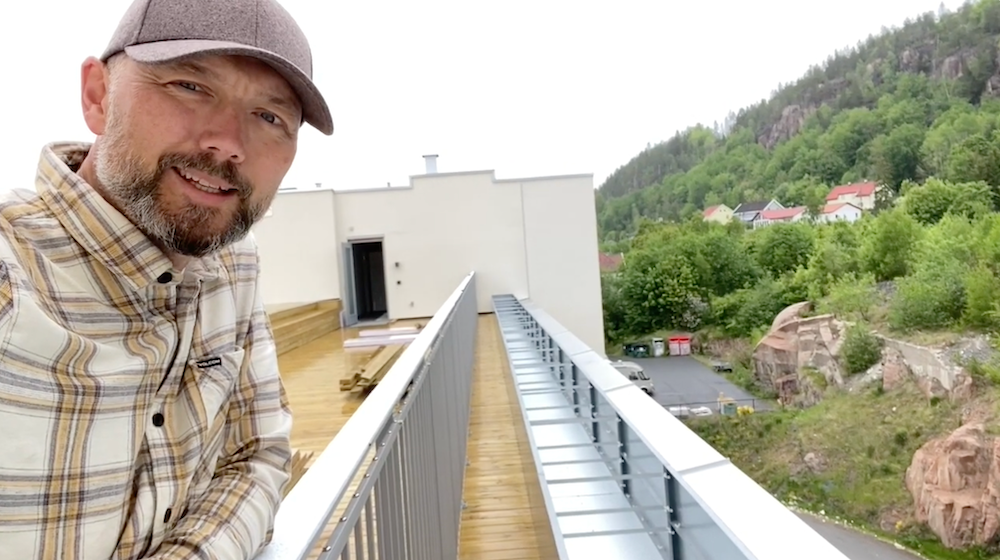 Last inn video: BEDD på takterrasse i Lier