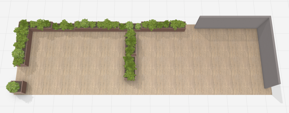 Ideer til plantekasser til platting og terrasse