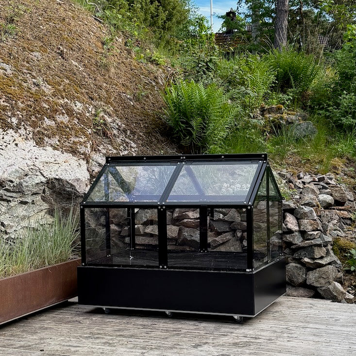 Drivhus-sokkel h25 cm m. hjul/ben