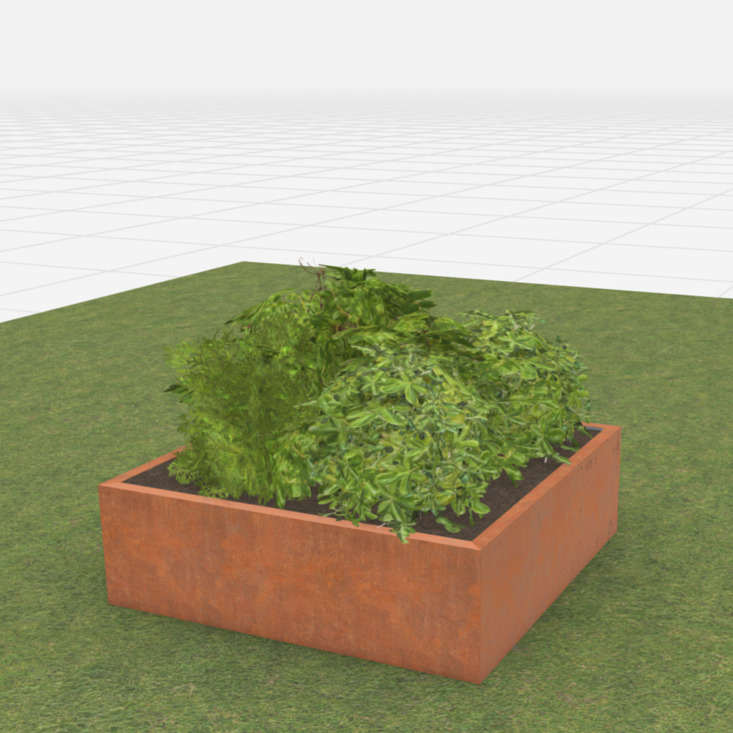 B-vare BEDD 80x80 karm uten bunn